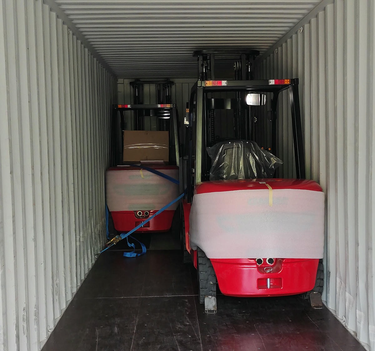 foto pengiriman forklift diesel