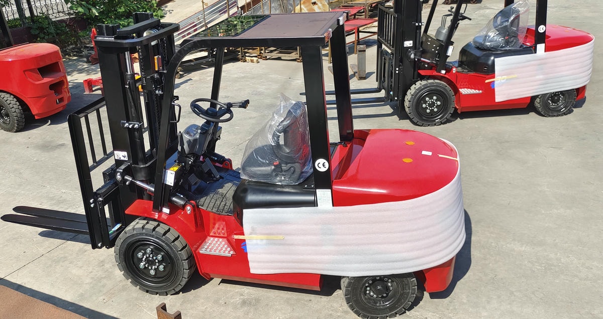 foto pengiriman forklift diesel